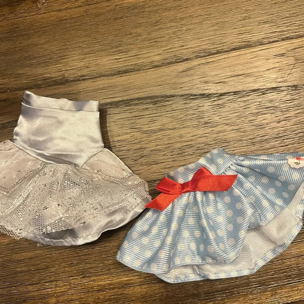 Elf On The Shelf Claus Couture Collection Dazzling Dress Silver & blue Skirt
